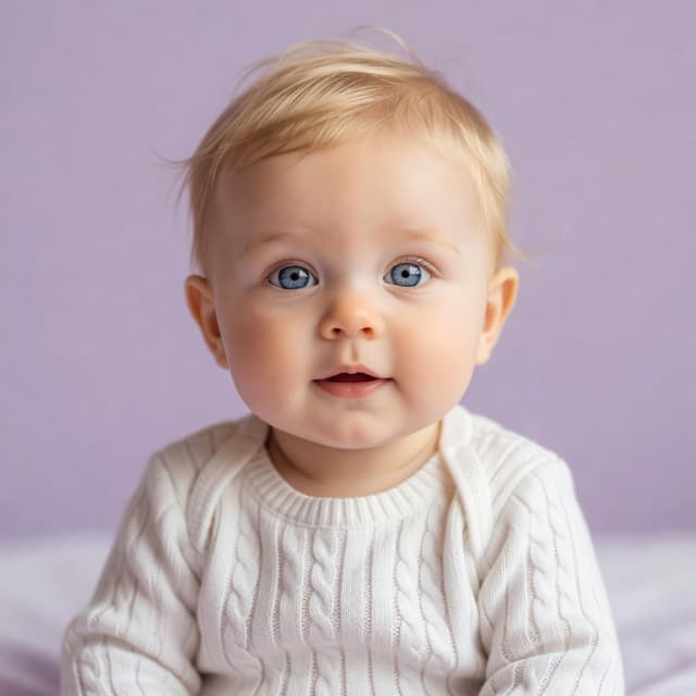 Cute AI-generated baby preview created by Bae from two parent photos